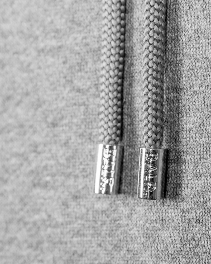 Grey Brand Hoodie Detail Grey Brand Hoodie Detail