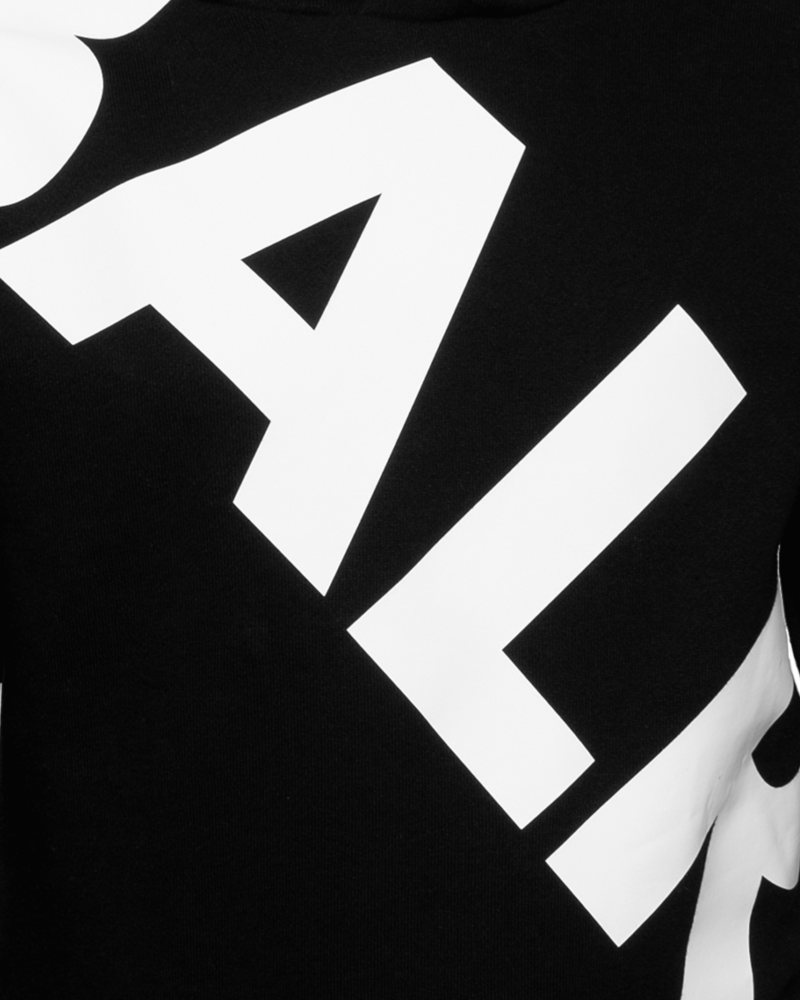 Tilted Logo Hoodie Kids Black | The Official BALR. website. Wired for ...