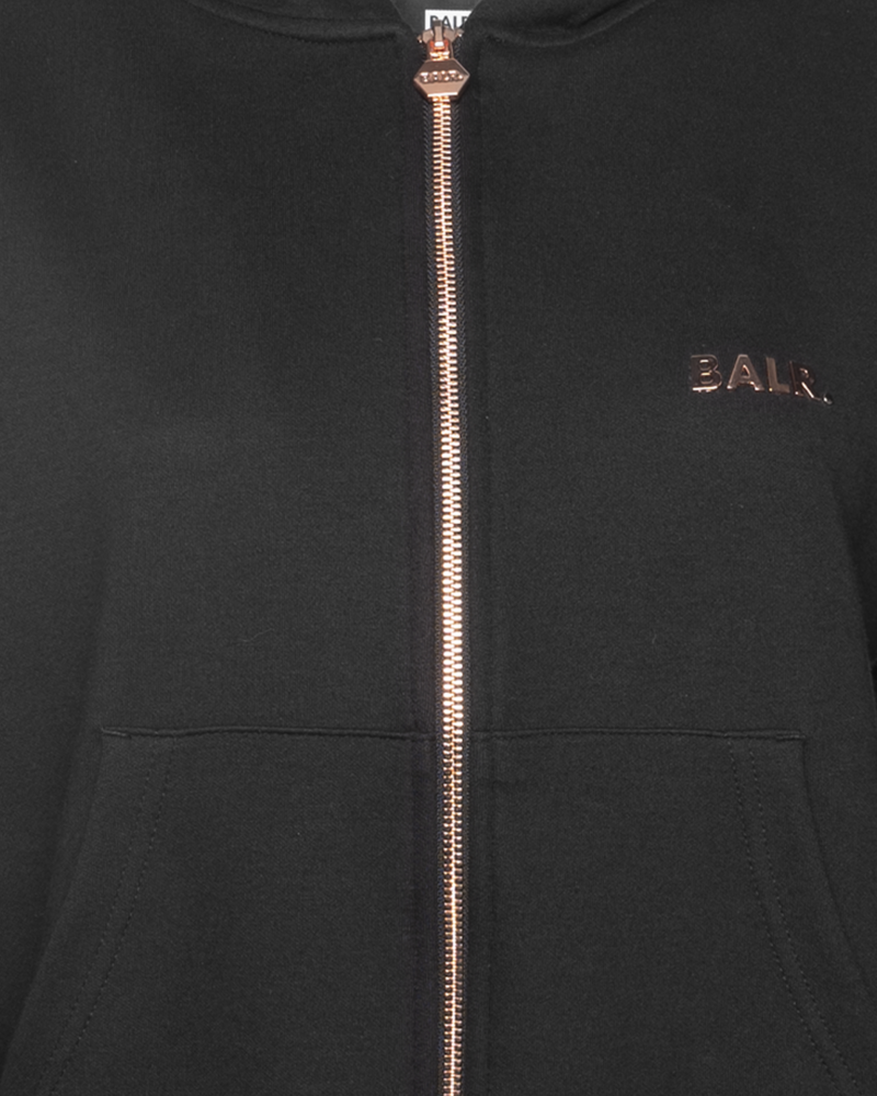 Q-Series Zipped Hoodie Women Black Q-Series Zipped Hoodie Women Black