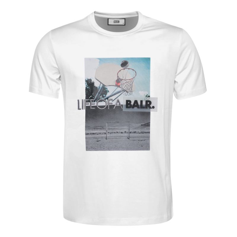 Balr Black Label Goal T Shirt White balr kopen in de aanbieding