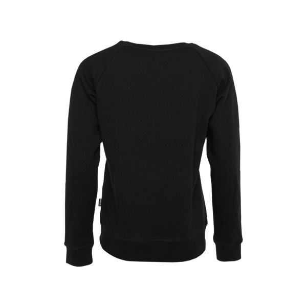 Brand Crew Neck Sweater Women Black | The Official BALR. website. Wired ...