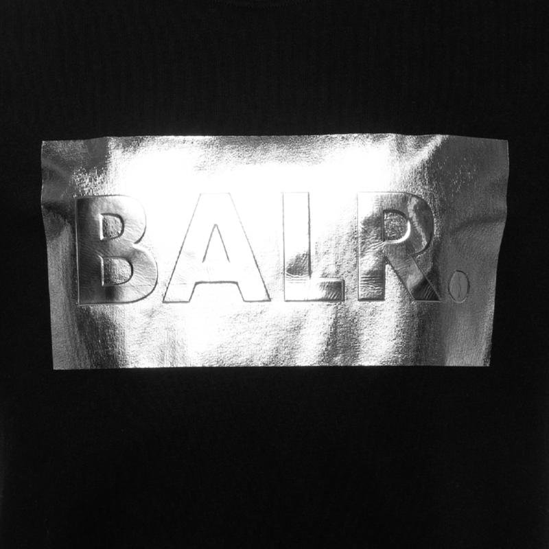 Silver Club Straight T-shirt Black Silver Club Straight T-shirt Black