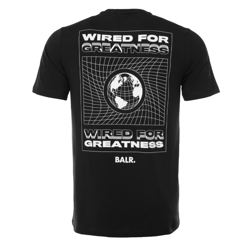 BALR. Wired Straight T-shirt Black BALR. Wired Straight T-shirt Black