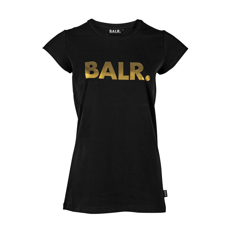 Voorkant Women Shirt Zwart And Gold Voorkant Women Shirt Zwart And Gold