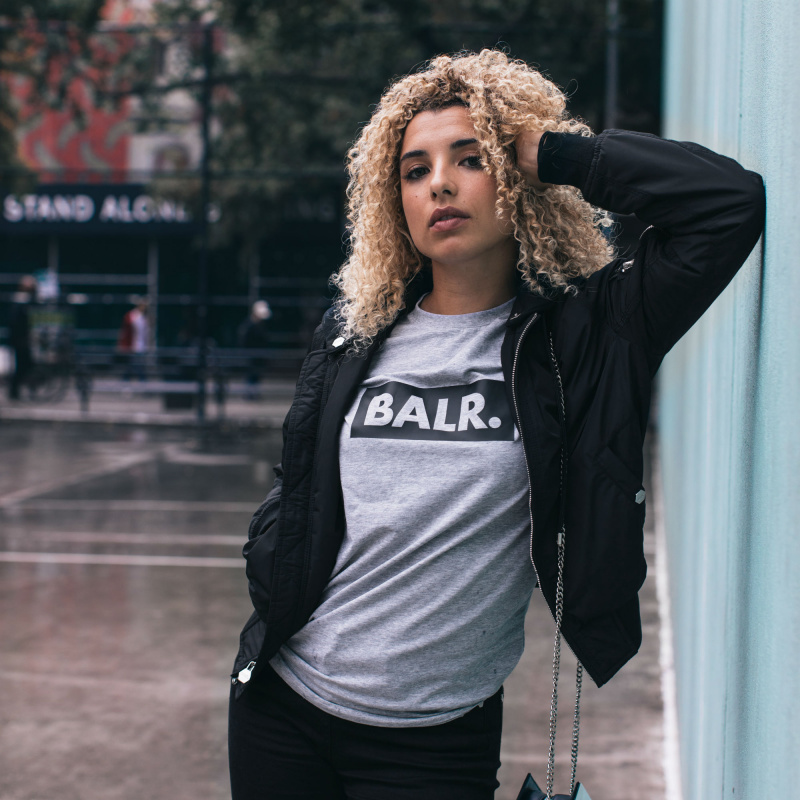 Women Club T Shirt Grey The Official Balr Website Wired For Greatness 8524