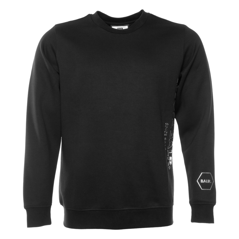CC BALR. Straight Crew Neck Sweater Black | The Official BALR. website ...