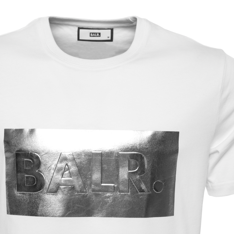 Silver Club Straight T-shirt White Silver Club Straight T-shirt White