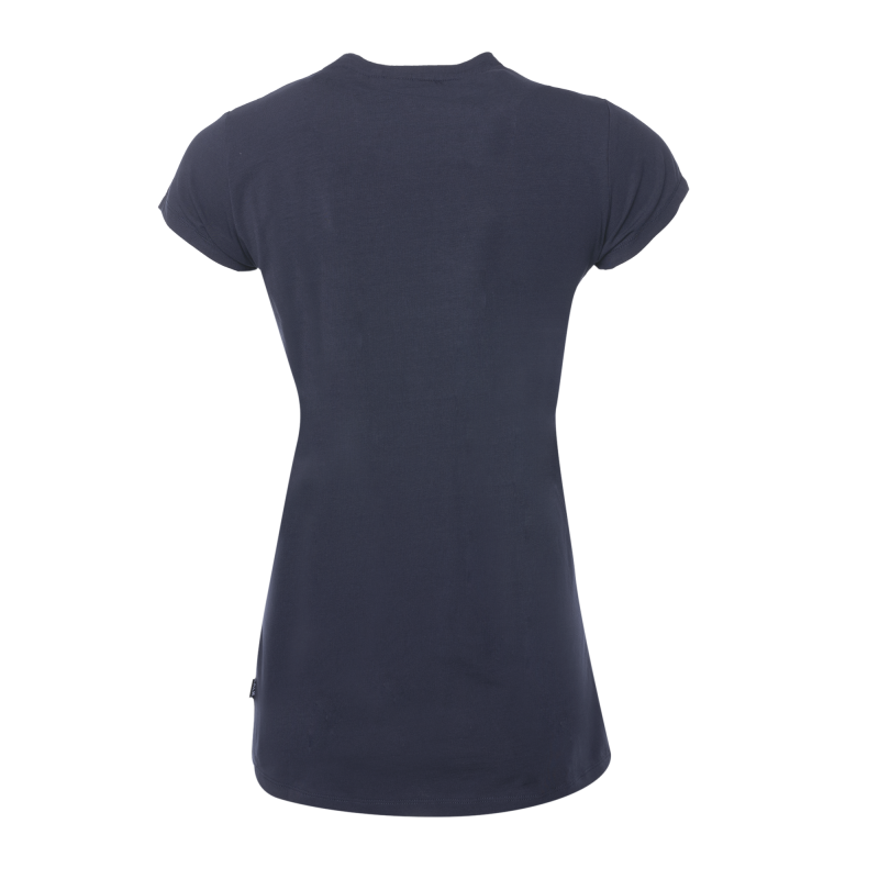 Achterkant BALR. Women Brand T-Shirt Marineblauw Achterkant BALR. Women Brand T-Shirt Marineblauw