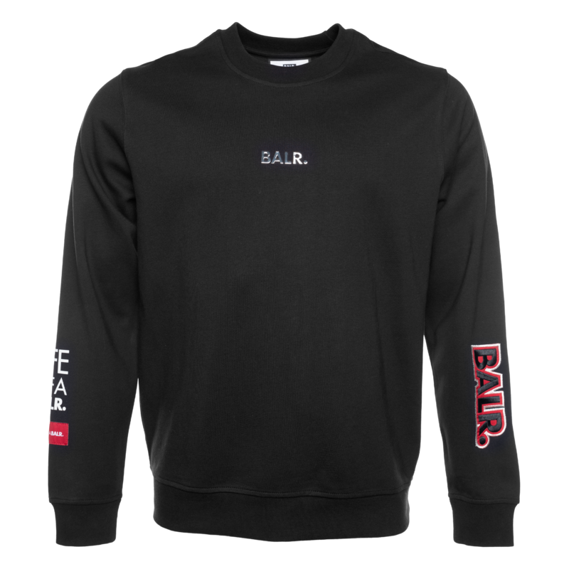 BALR. Embro Slim Crew Neck Black BALR. Embro Slim Crew Neck Black