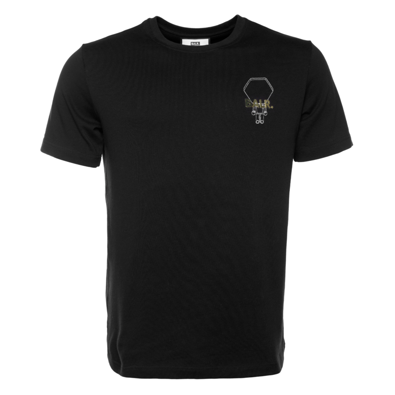 BALR. Hexagon Doll Straight T-Shirt Black BALR. Hexagon Doll Straight T-Shirt Black