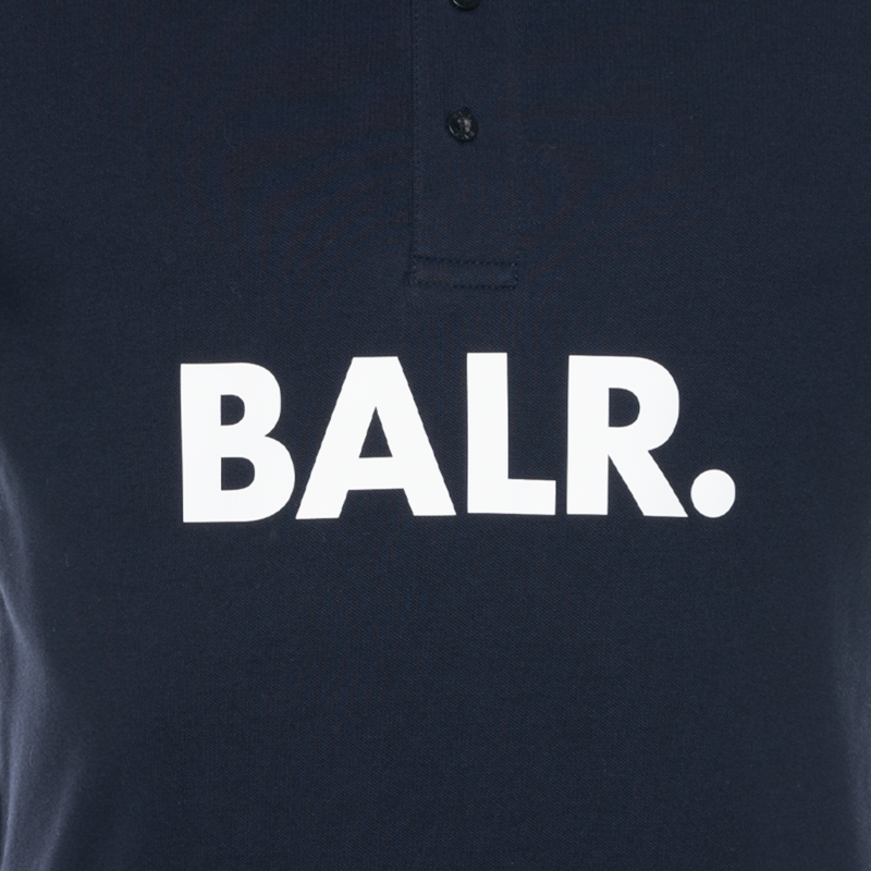 BALR. Big Logo Polo Shirt Navy BALR. Big Logo Polo Shirt Navy
