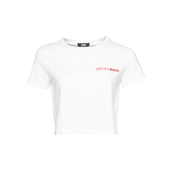 LOAB Cropped T-Shirt Women White | The Official BALR. website. Wired ...