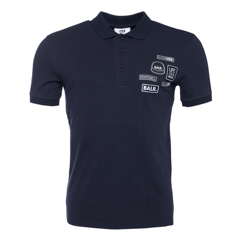 Balr Badge Polo Shirt Navy balr kopen in de aanbieding Balr Badge Polo Shirt Navy balr kopen in de aanbieding
