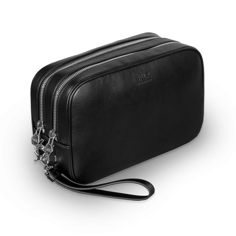 Leather Toiletry Kit Front Leather Toiletry Kit Front