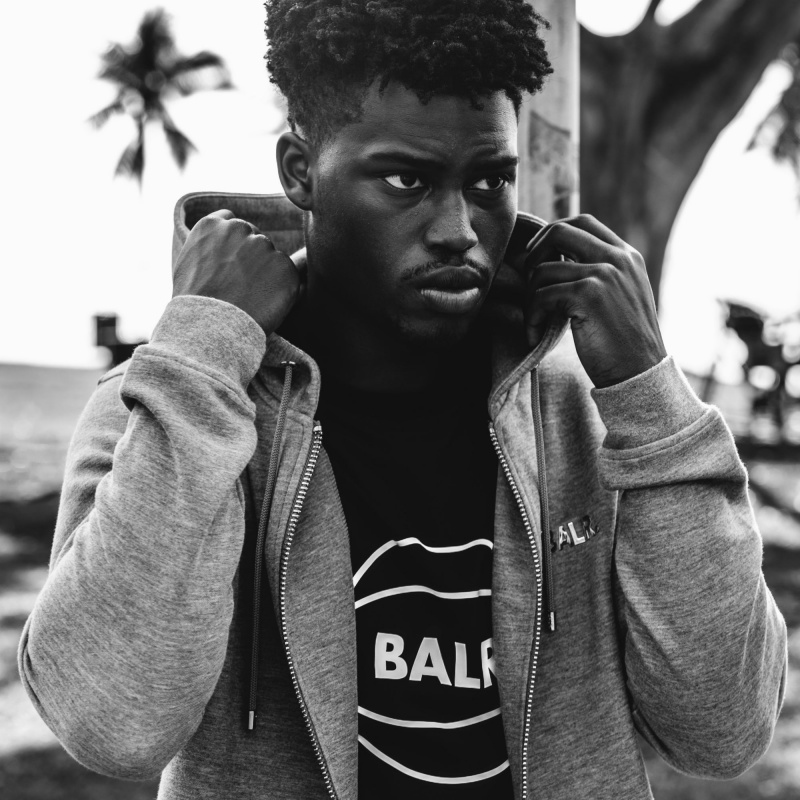 BALR. Q-series Zipped Hoodie Grey Lifestyle BALR. Q-series Zipped Hoodie Grey Lifestyle
