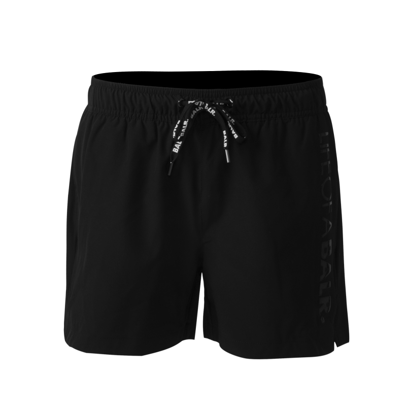 LIFEOFABALR. Swim Shorts Black Front LIFEOFABALR. Swim Shorts Black Front