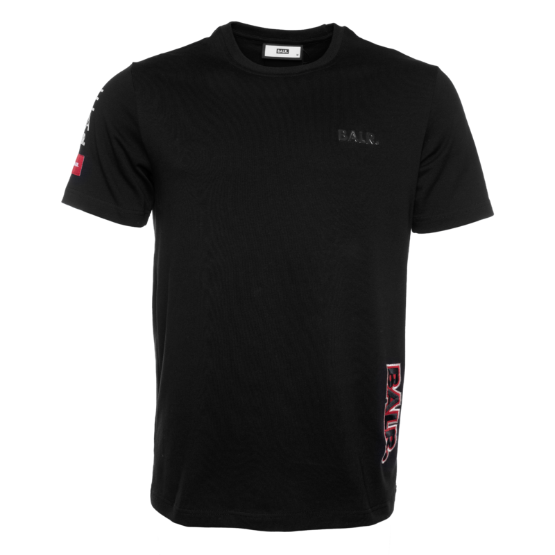 BALR. Embro Straight T-shirt Black BALR. Embro Straight T-shirt Black