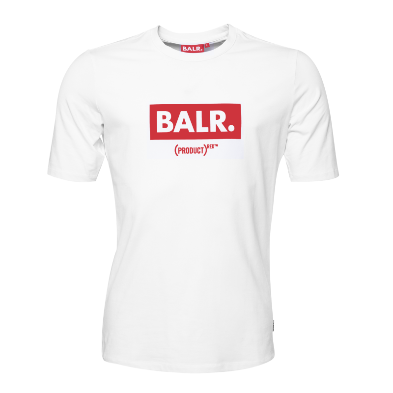 BALR. (BALR.)RED Club T-Shirt White Front BALR. (BALR.)RED Club T-Shirt White Front
