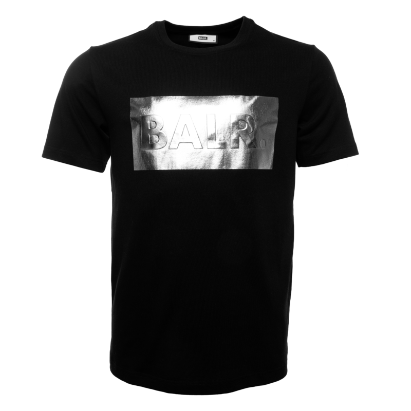 Silver Club Straight T-shirt Black Silver Club Straight T-shirt Black