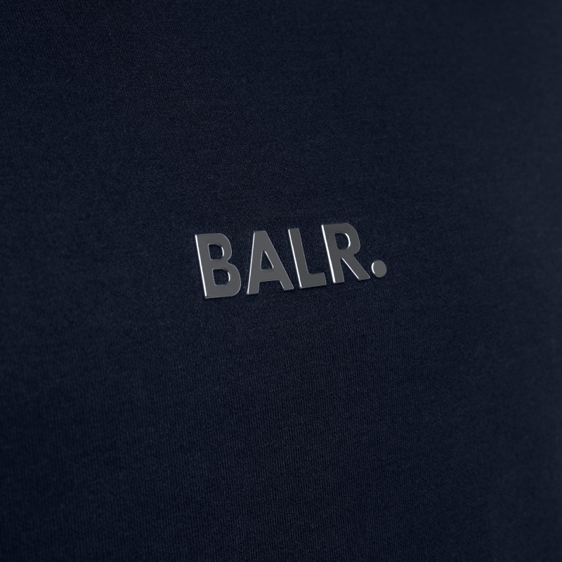 BALR. Q-series Classic Hoodie Navy Blue Detail BALR. Q-series Classic Hoodie Navy Blue Detail