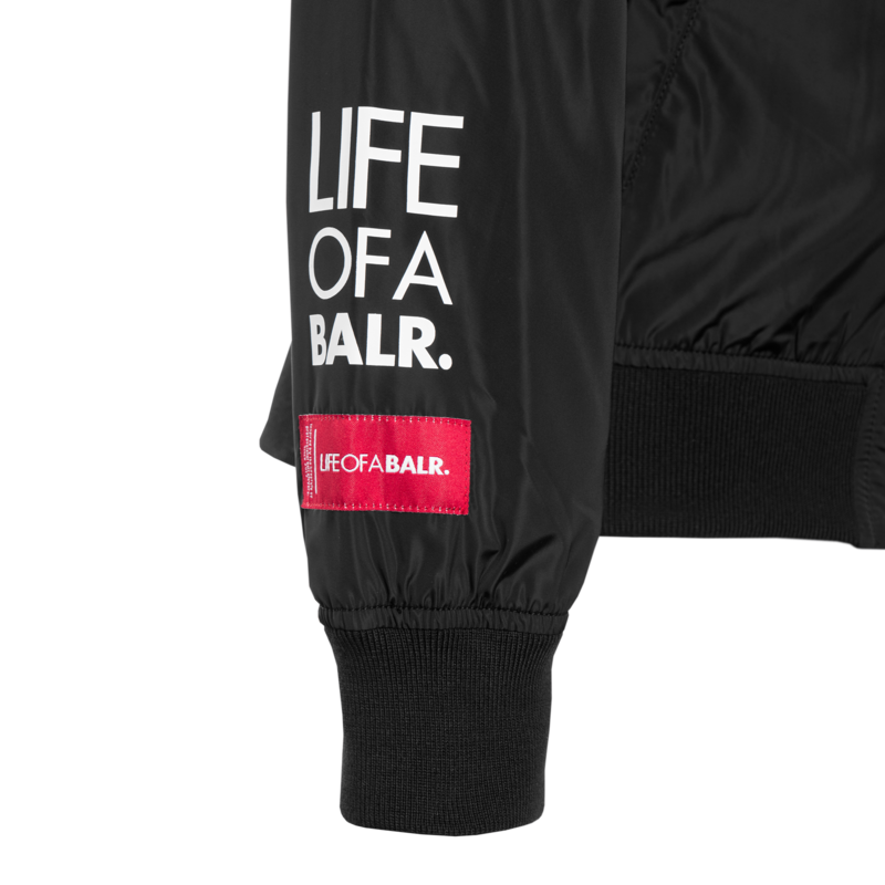 BALR. embroidered bomber jacket Zwart BALR. embroidered bomber jacket Zwart
