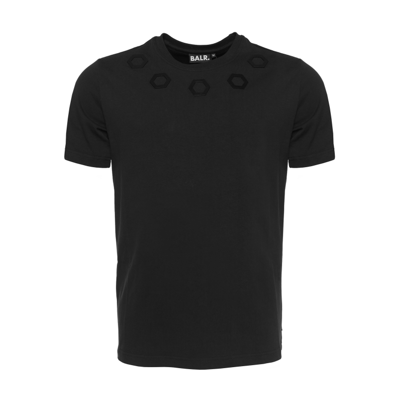 Black Hexagon Shirt Front Black Hexagon Shirt Front