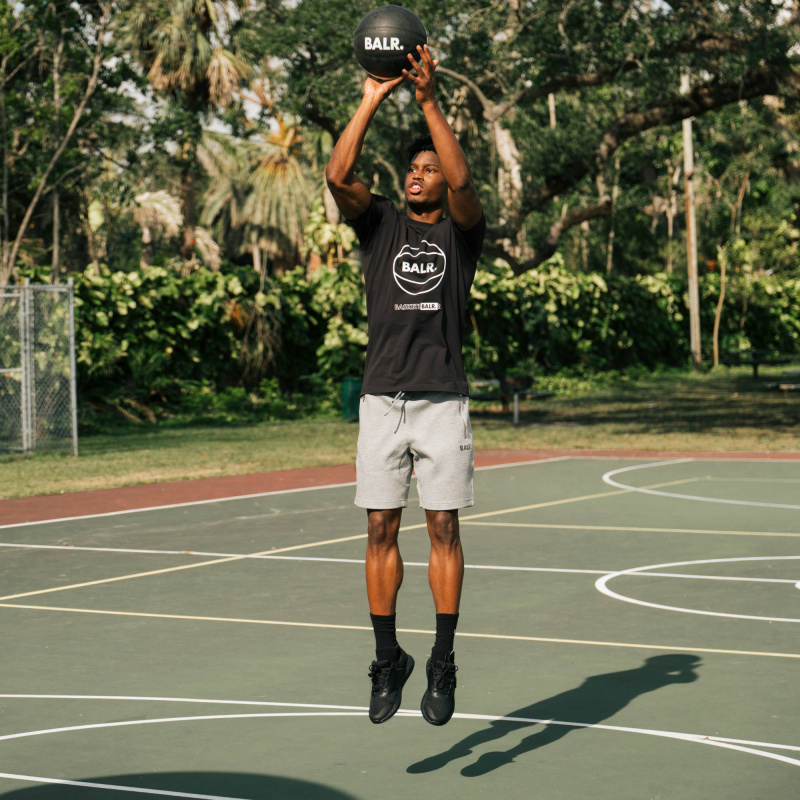 BALR. Q-Series Sweat Shorts Renewed Grey Lifestyle BALR. Q-Series Sweat Shorts Renewed Grey Lifestyle