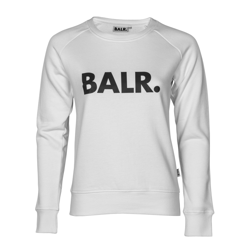 Voorkant Women Brand Crew Neck Wit Voorkant Women Brand Crew Neck Wit