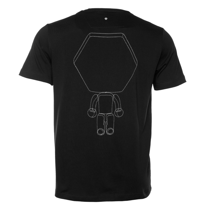 BALR. Hexagon Doll Straight T-Shirt Black BALR. Hexagon Doll Straight T-Shirt Black