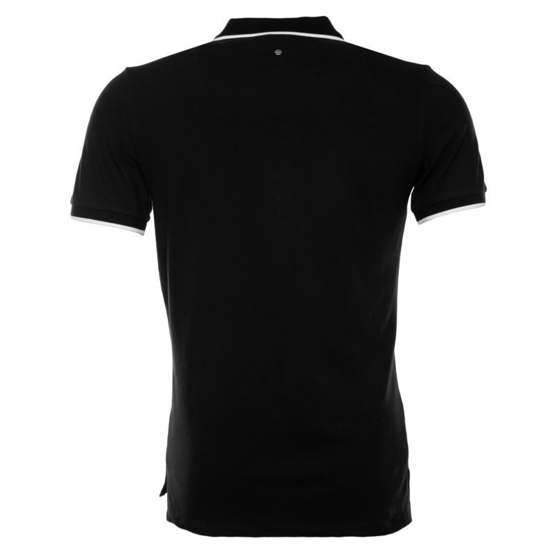 Silver Club Polo Shirt Black Silver Club Polo Shirt Black
