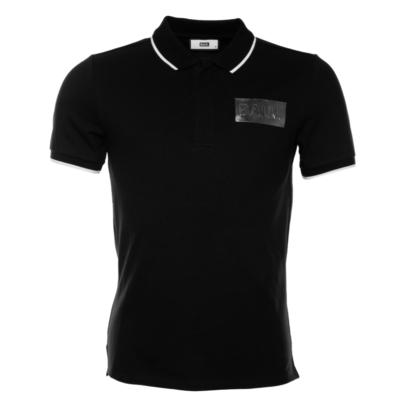 Silver Club Polo Shirt Black Silver Club Polo Shirt Black