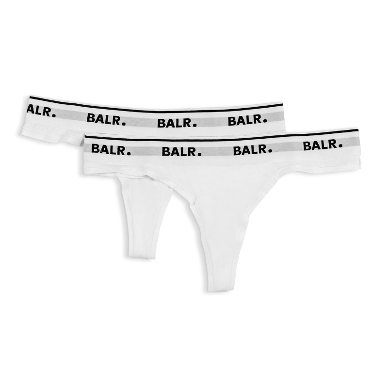 2-Pack White Thong Front 2-Pack White Thong Front