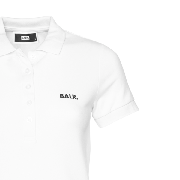 Brand Polo Shirt Women White Detail1 Brand Polo Shirt Women White Detail1