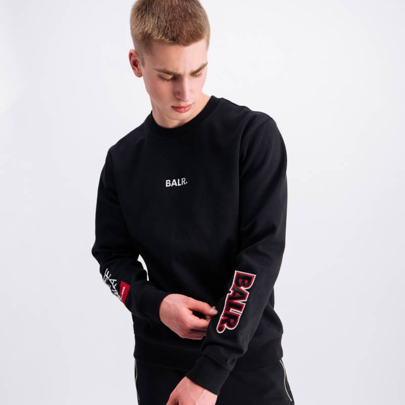 BALR. Embro Slim Crew Neck Black BALR. Embro Slim Crew Neck Black