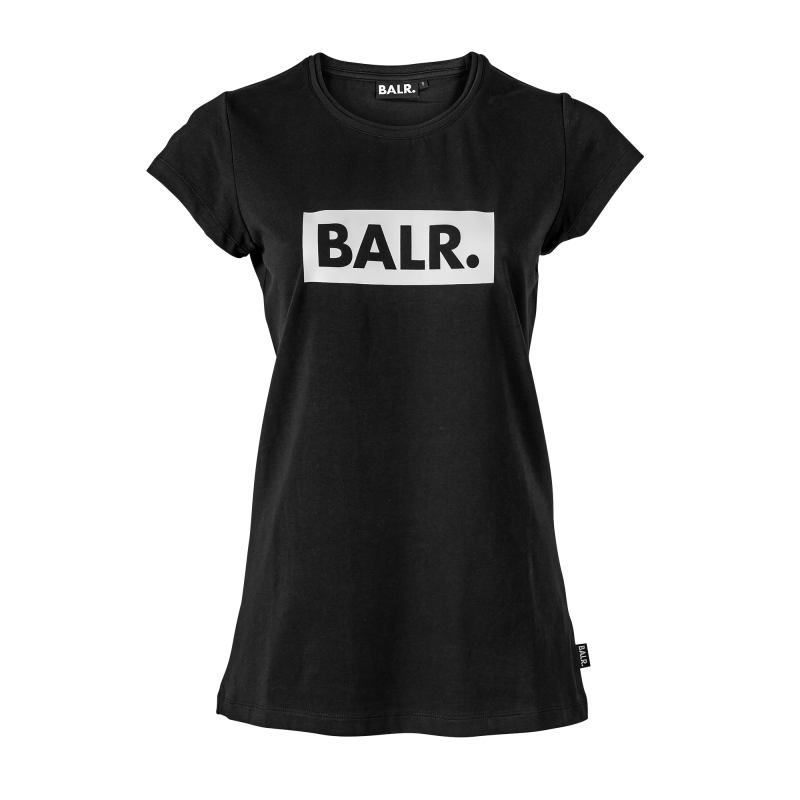 Voorkant BALR. Club Women Shirt Zwart Voorkant BALR. Club Women Shirt Zwart