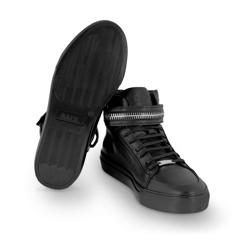Black Leather Sneaker Bottom Black Leather Sneaker Bottom