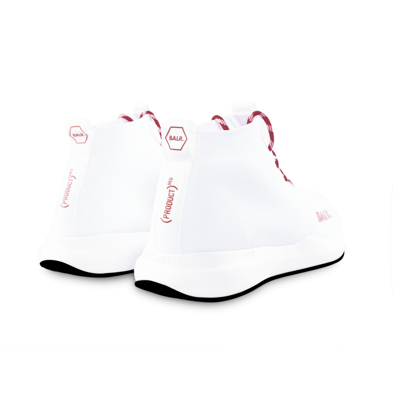 BALR. (BALR.)RED EE Premium Sock Sneakers V2 White Back BALR. (BALR.)RED EE Premium Sock Sneakers V2 White Back