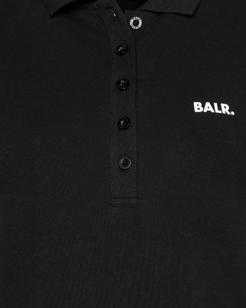 Brand Polo Shirt Women Black Detail2 Brand Polo Shirt Women Black Detail2