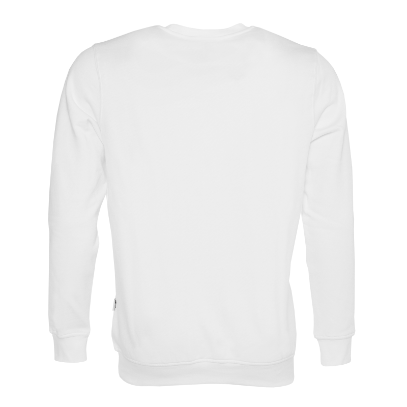 Brand Crew Neck Sweater White | The Official BALR. website. Explore the ...