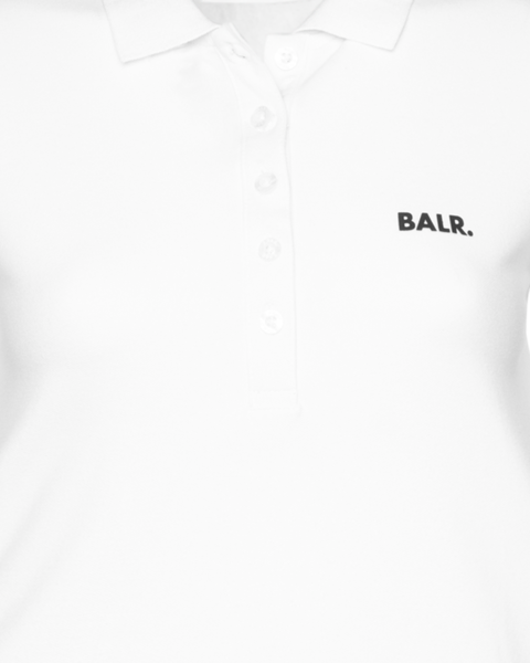 Brand Polo Shirt Women White Detail2 Brand Polo Shirt Women White Detail2