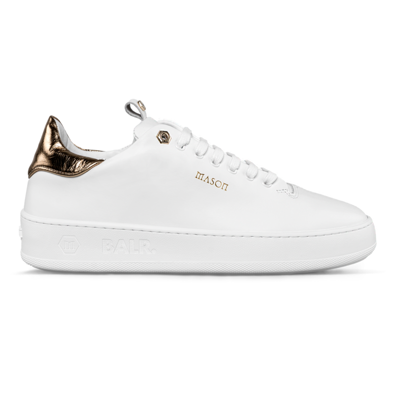 Zijkant BALRxMasonGarments Roma Sneakers Wit Zijkant BALRxMasonGarments Roma Sneakers Wit