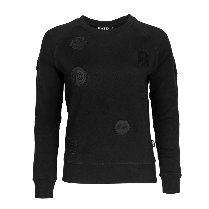 Women Patch Crew Neck Front Women Patch Crew Neck Front