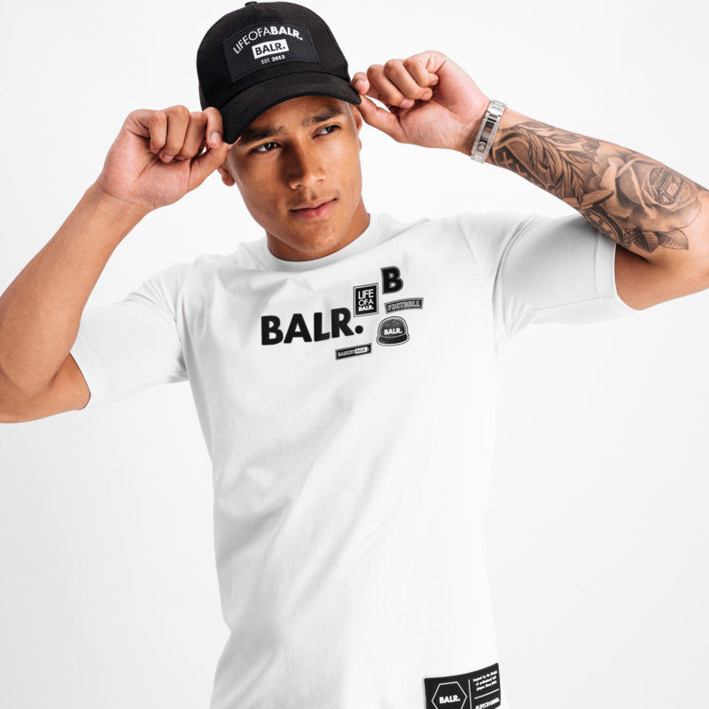 Brand Badges T-shirt Wit Brand Badges T-shirt Wit