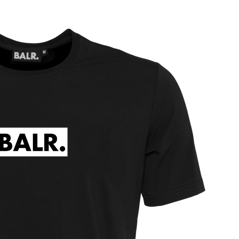 BALR. Black Label - Club T-Shirt Black Detail 1 BALR. Black Label - Club T-Shirt Black Detail 1