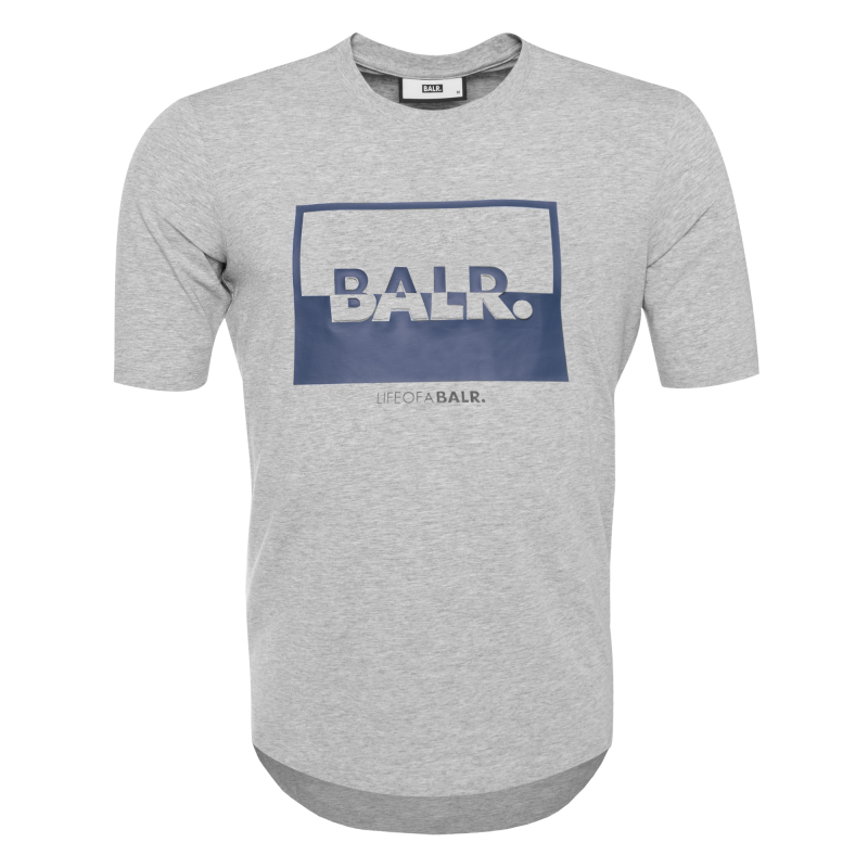 Balr Contrasting Logo T Shirt Grey balr kopen in de aanbieding