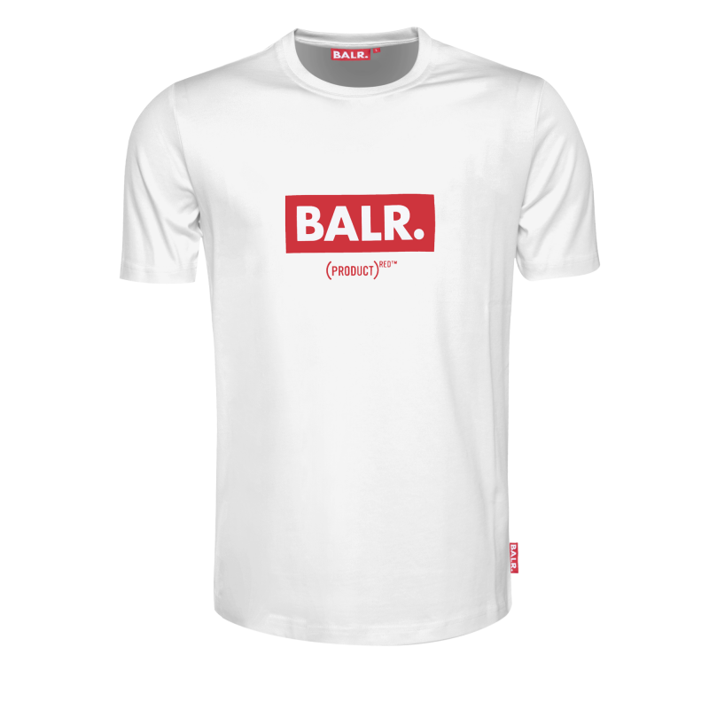 BALR. (BALR.)RED Club T-Shirt White Front BALR. (BALR.)RED Club T-Shirt White Front
