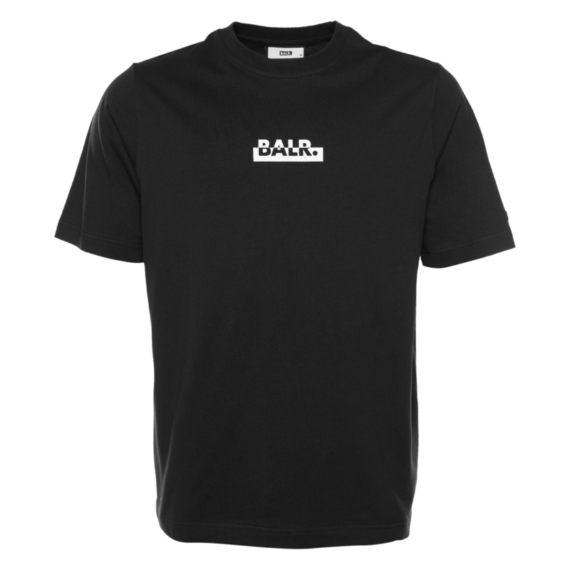 Contrasting Logo Loose T-shirt Black Contrasting Logo Loose T-shirt Black