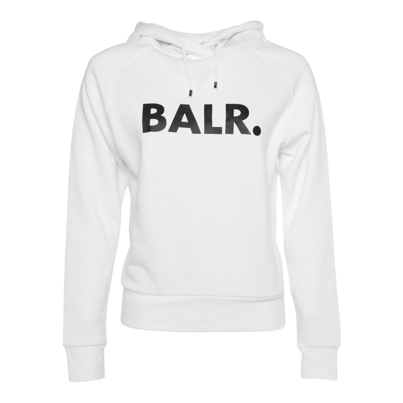 Women Brand Hoodie White The Official Balr Website Wired For Greatness