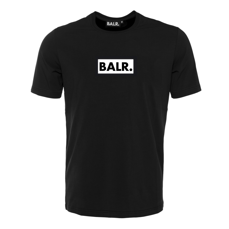 BALR. Black Label - Club T-Shirt Black Front BALR. Black Label - Club T-Shirt Black Front