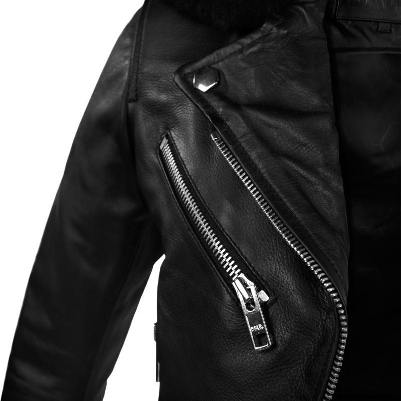 Women Leather Biker Jacket Detail Women Leather Biker Jacket Detail